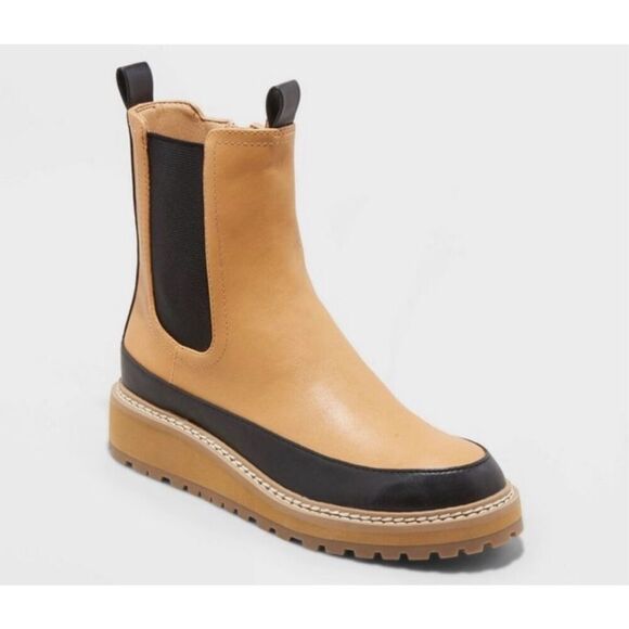 Universal Thread Cambria Chelsea boot in cognac 6.5 - Picture 1 of 11